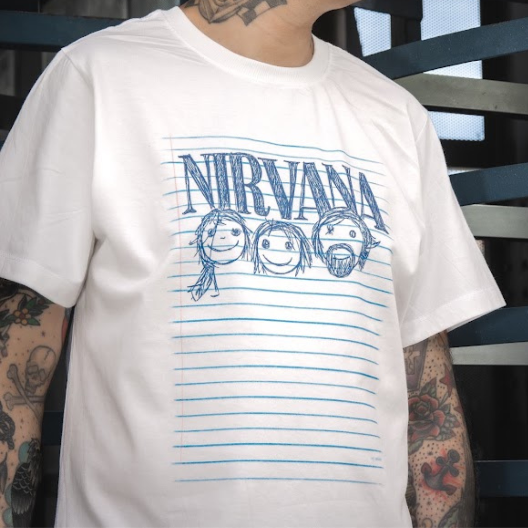 Camiseta Nirvana Drawning