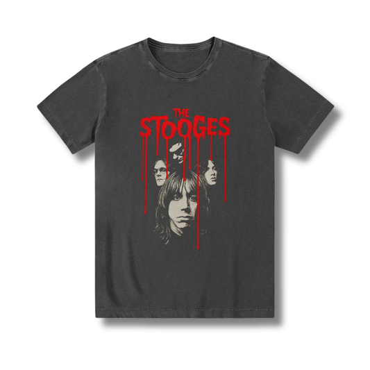 Camiseta 100% algodão, Zero encolhimento, Estampa excluiva, Rock N´Roll, Punk Rock, The Stooges, Iggy Pop.