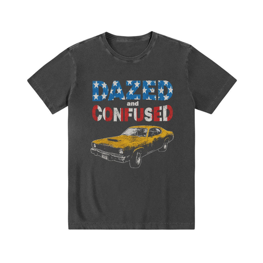 Camiseta 100% Algodão, Estonada, Zero Encolhimento, Cinema, Dazed and Confused, Rock'n'Roll.