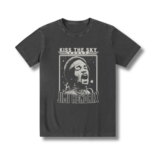 Camiseta 100% algodão, zero encolhimento, estonado, exclusivo, Rock´n´Roll, Jimi Hendrix.
