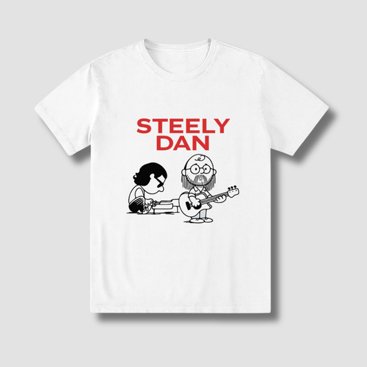 Camiseta 100% algodão, unissex, zero encolhimento, exclusivo, Rock, Jazz, 70s, Steely Dan.