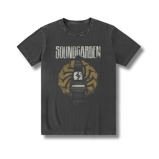 Camiseta zero encolhimento, 100% algodão, Grunge, Rock, anos 90, Soundgarden.