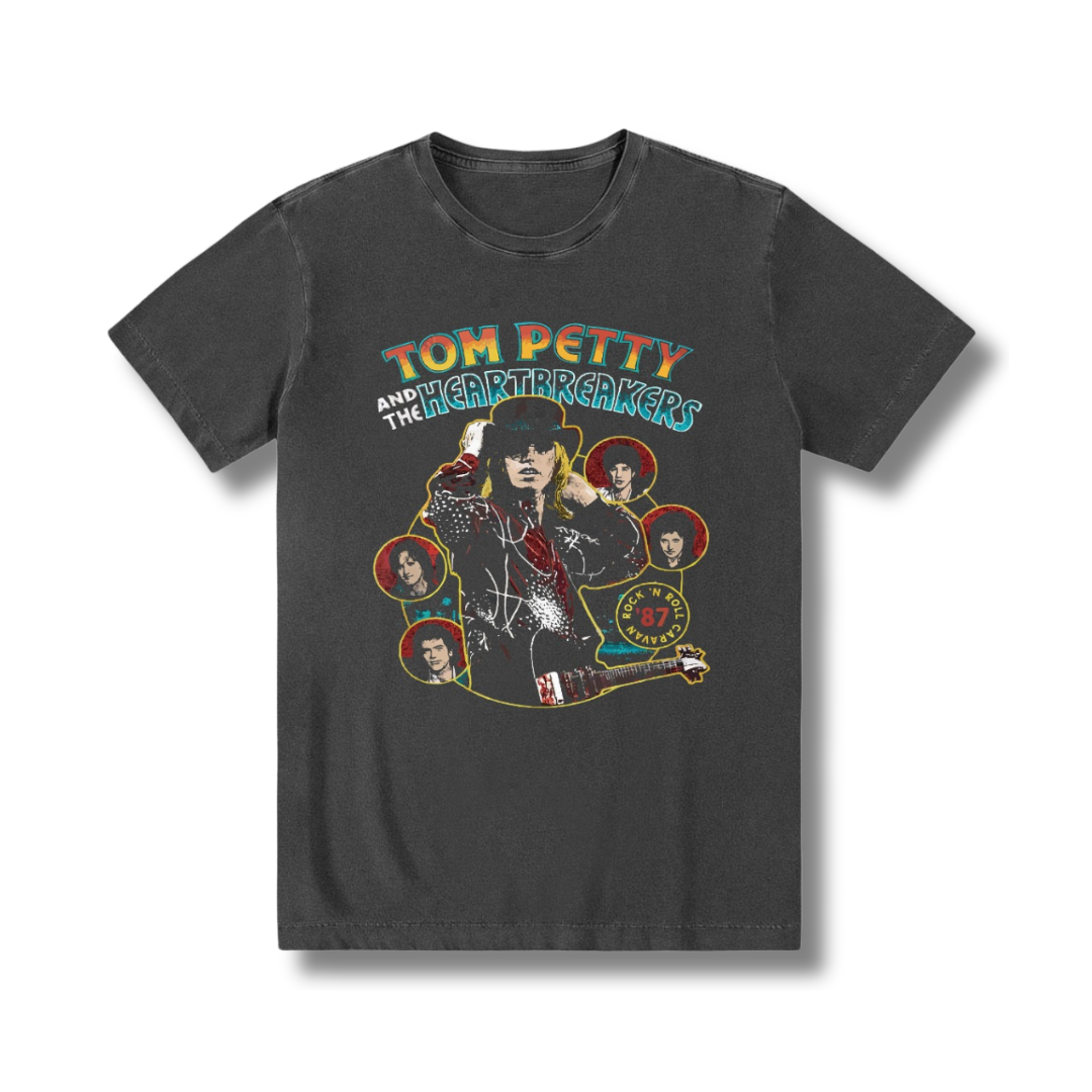 Camiseta 100% algodão, zero encolhimento, exclusiva, Rock N' Roll, Tom Petty And The Heartbreakers.