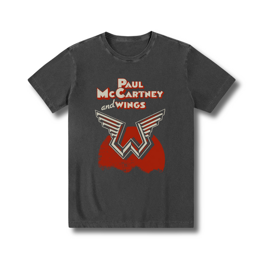 Camiseta 100% algodão estonada zero encolhimento rock and roll The Beatles Paul McCartney