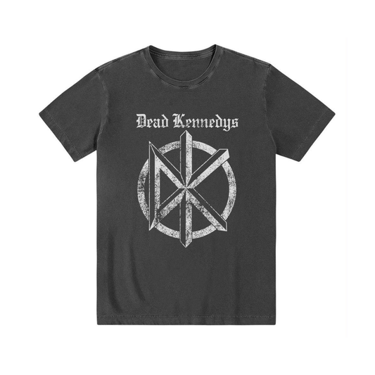 Camiseta estonada, zero encolhimento, 100% algodão, Punk Rock, California, Dead Kennedys.