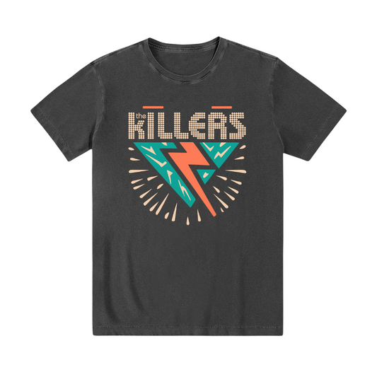 Camiseta preta algodão The Killers