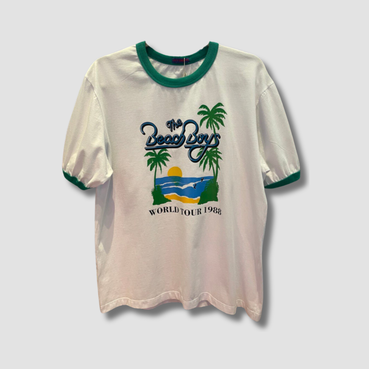 Camiseta algodão branco The Beach Boys