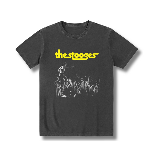 Camiseta 100% algodão, exclusiva, zero encolhimento, stone wash, Rock, Rock'n'Roll, Glam, Punk, Iggy Pop.