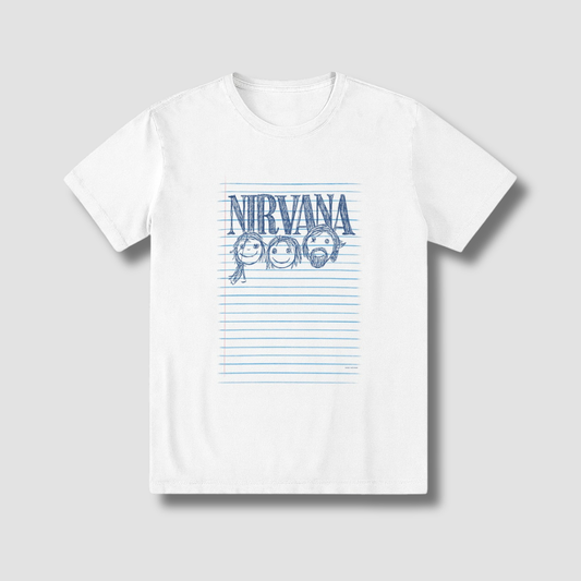 Camiseta 100% algodão, anos 90s, Grunge, Nirvana, Rock And Roll.